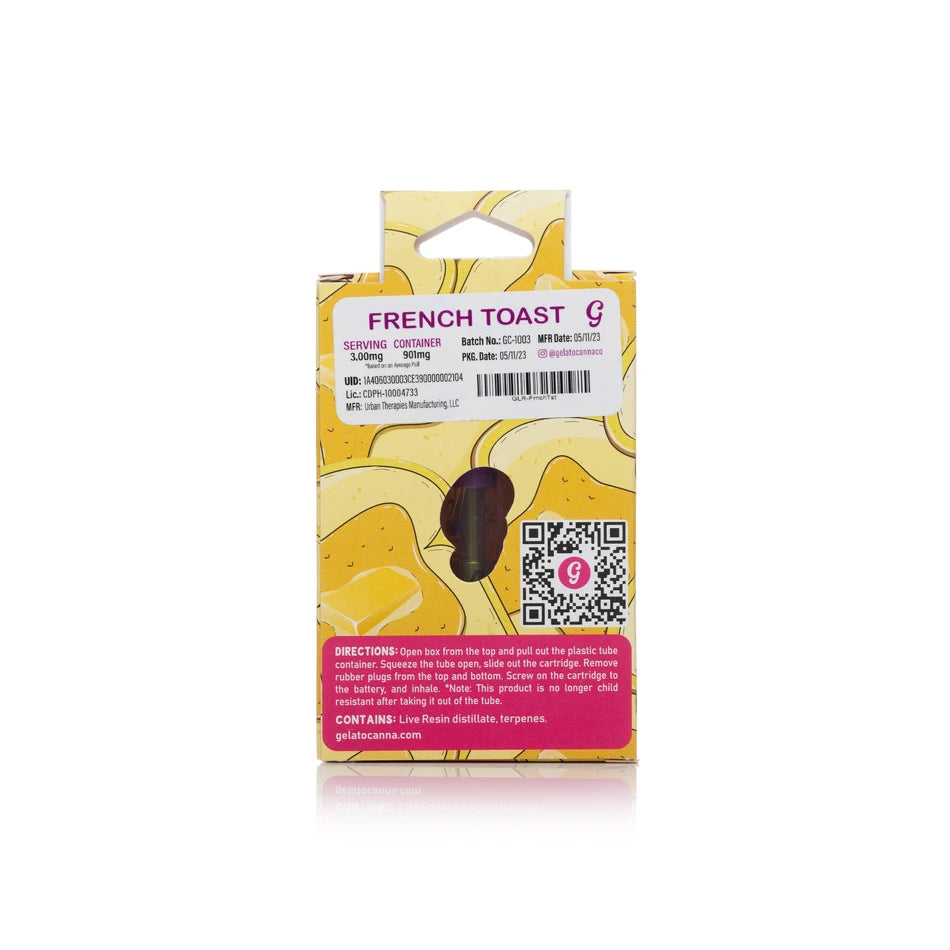 Gelato Live Resin Cart