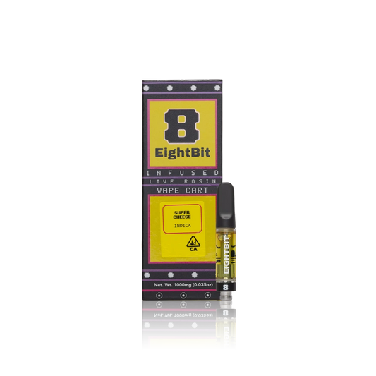 8 Bit Buds Infused Live Rosin Vape Cartridge
