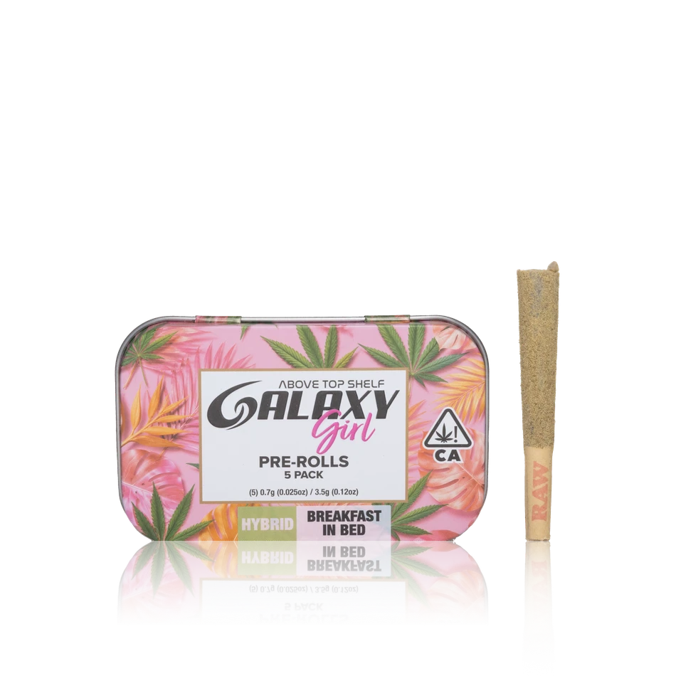 Above Top Shelf Galaxy Girl Infused Pre-Rolls 5PK