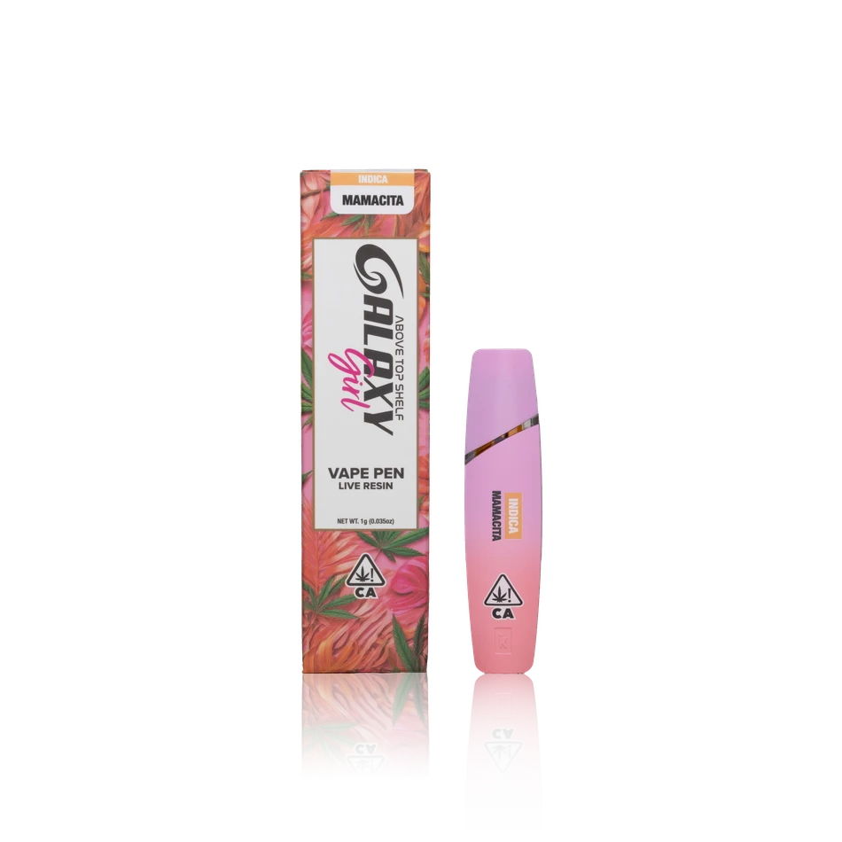 Above Top Shelf Galaxy Girl Vape Pen Live Resin AIO