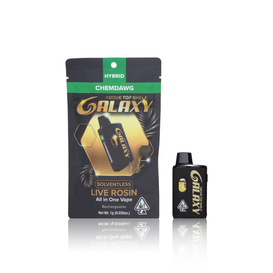 Above Top Shelf Galaxy Solventless Live Rosin AIO