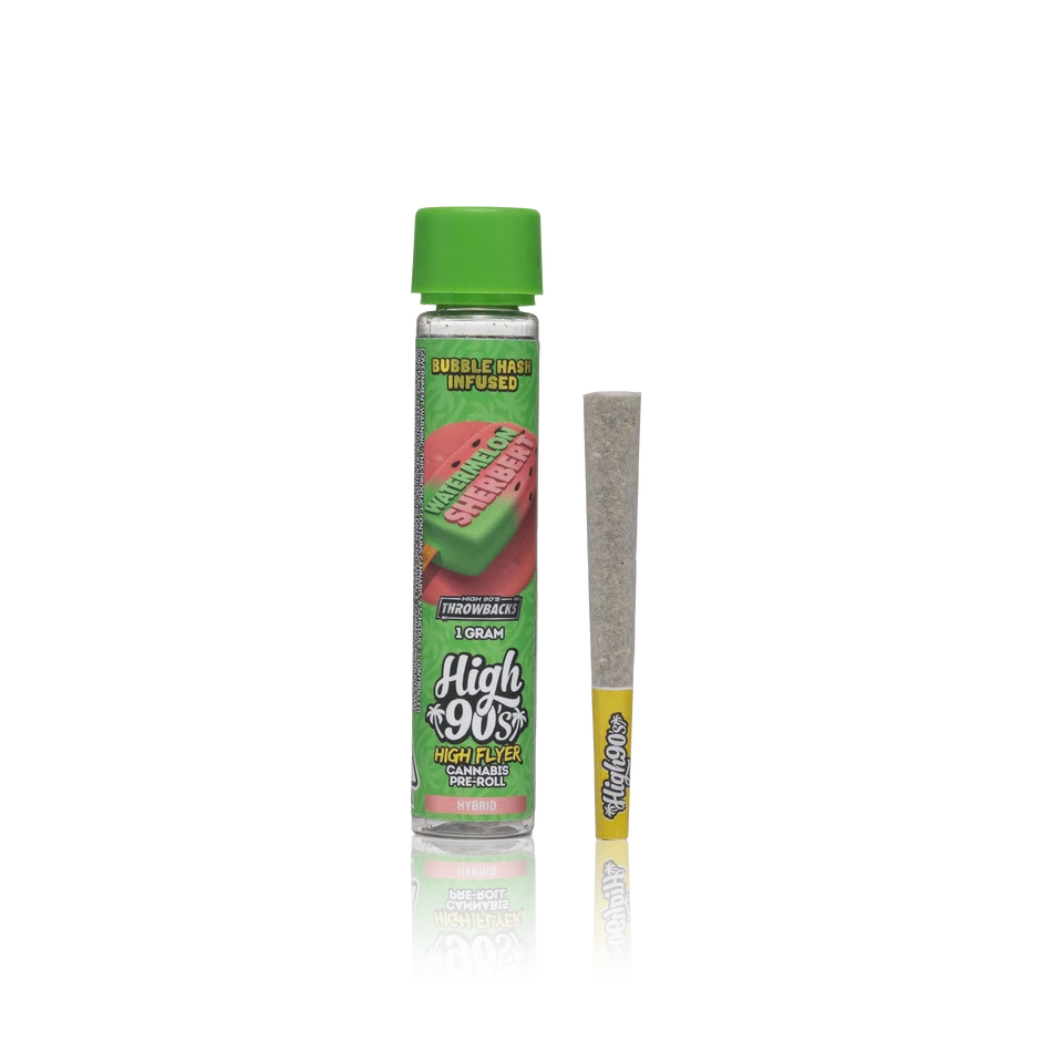 High 90s Bubble Hash Infused Single Pre-roll