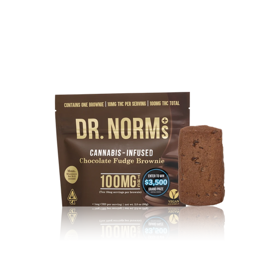 Dr. Norms Cannabis Infused Brownie