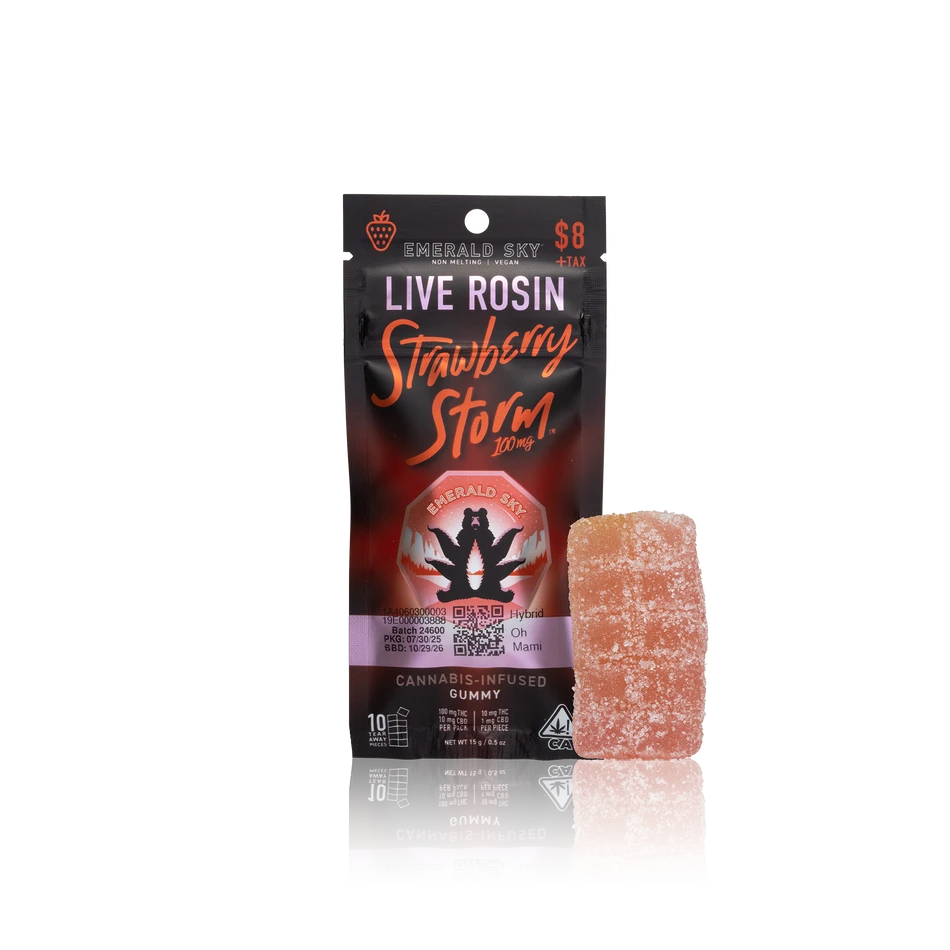 Emerald Sky Live Rosin Vegan Gummy's