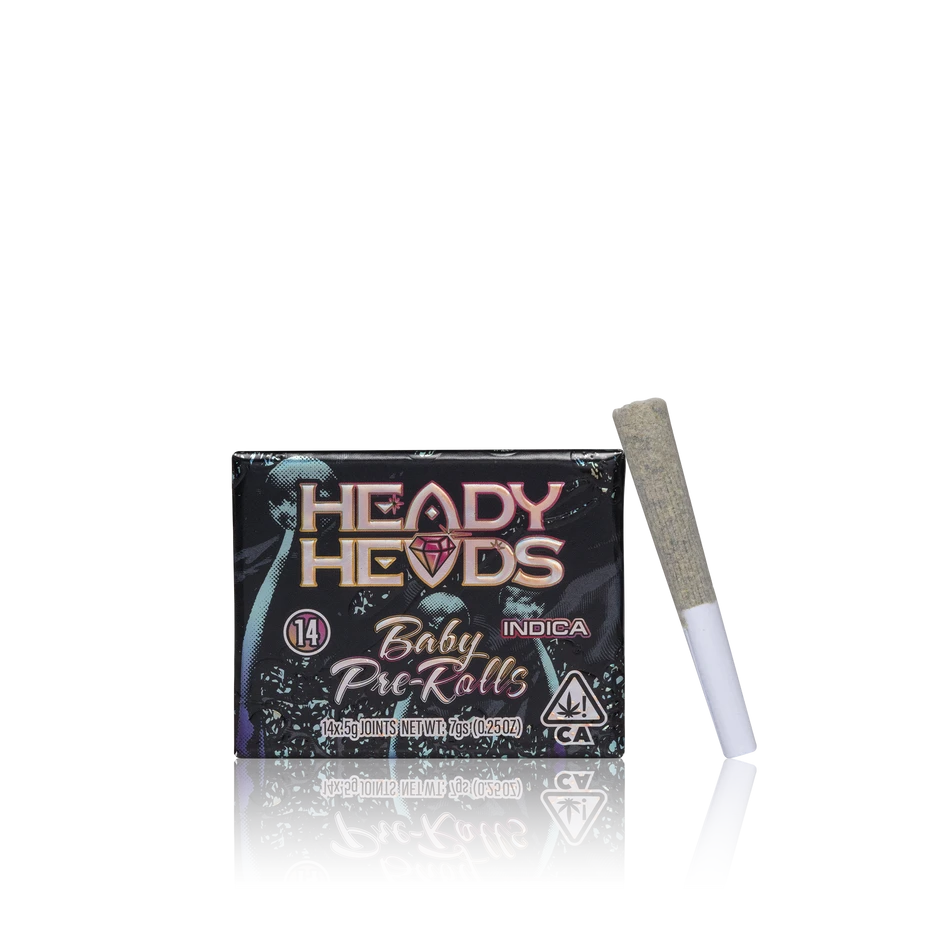 Heady Heads Baby Pre-rolls 14pk