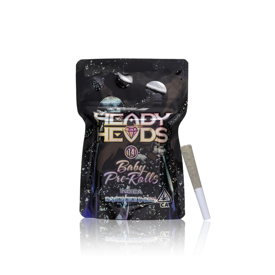 Heady Heads Baby Pre-rolls 14pk