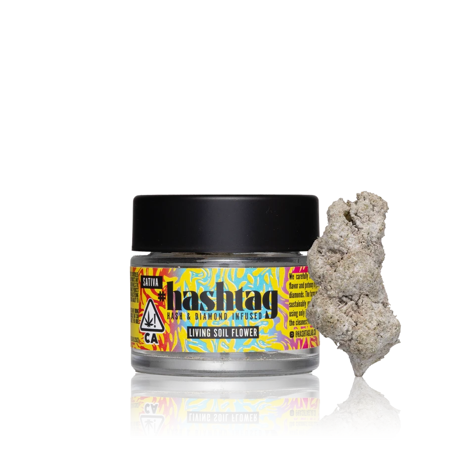 HashTag Hash & Diamond Infused Flower