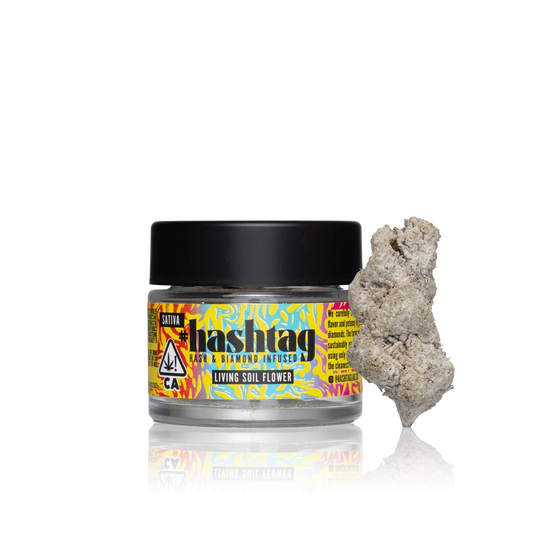 HashTag Hash & Diamond Infused Flower