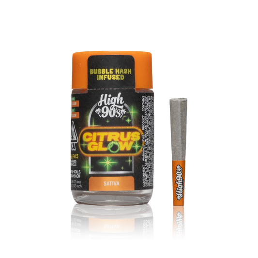 High 90s BUbble Hash Infused Pre-Rolls 5 Pack