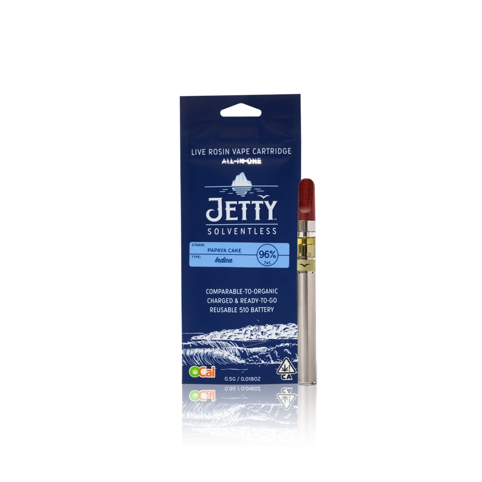 Jetty Solventless AIO Rosin Vape Cart