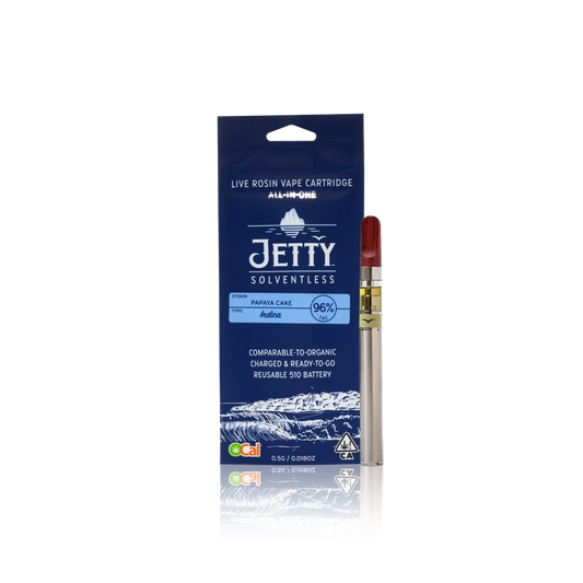 Jetty Solventless AIO Rosin Vape Cart