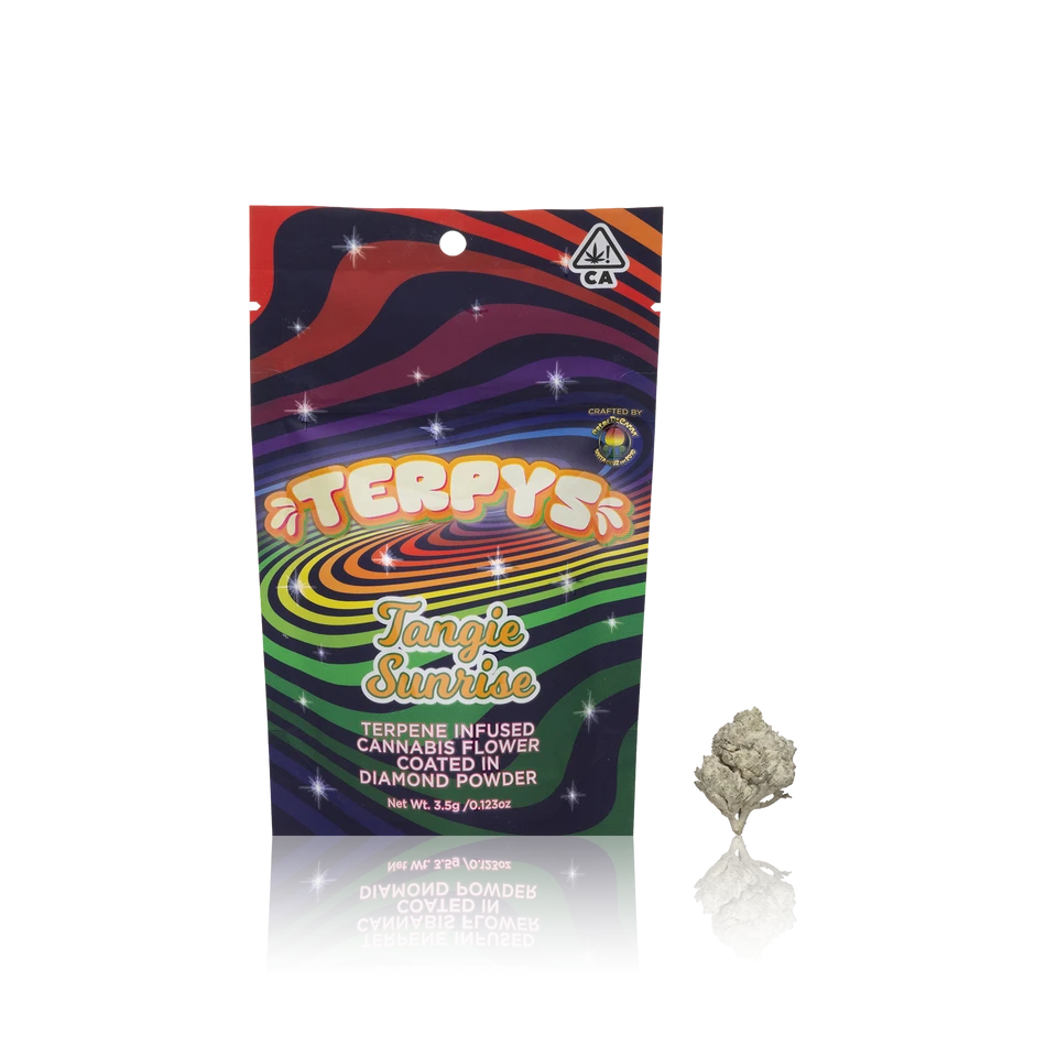 Terpys Terpene Infused Cannabis Flower Coated In Diamond Powder