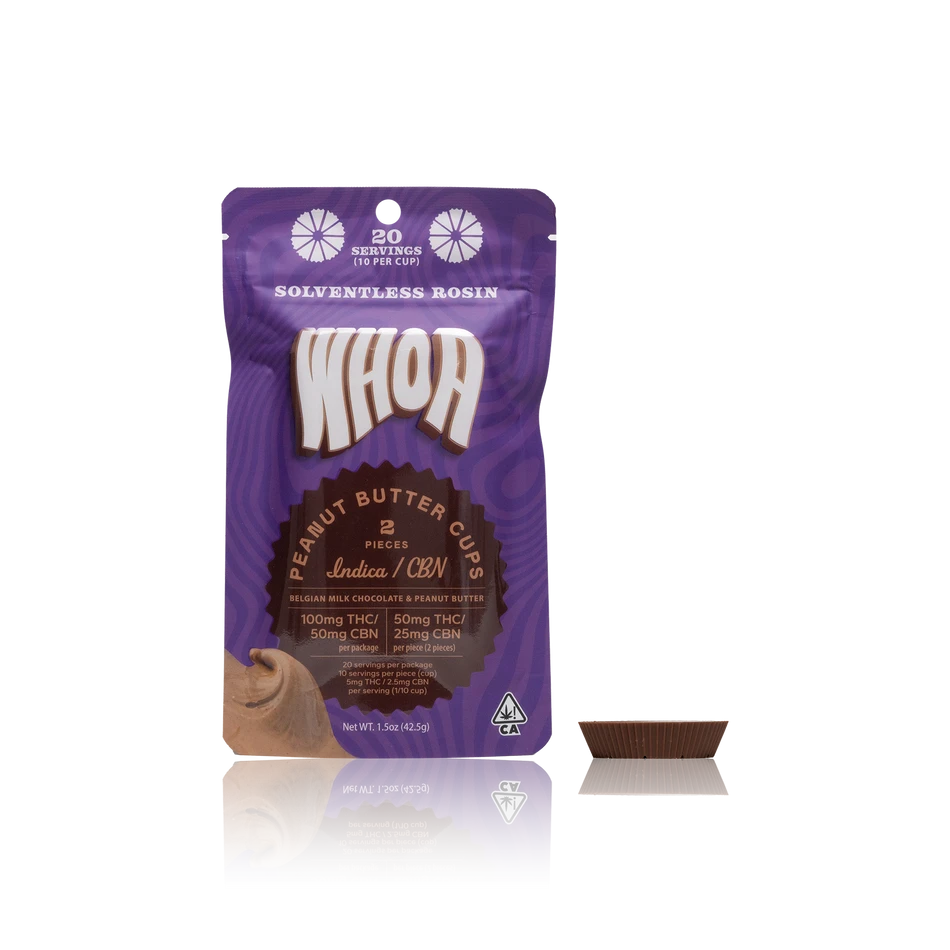 Whoa Solventless Rosin Peanut Butter Cups