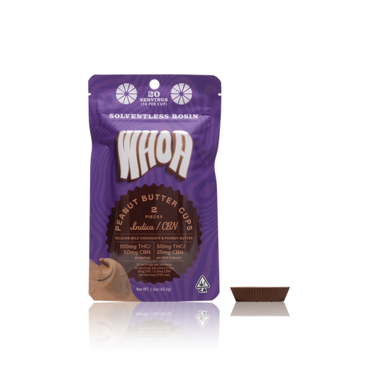 Whoa Solventless Rosin Peanut Butter Cups