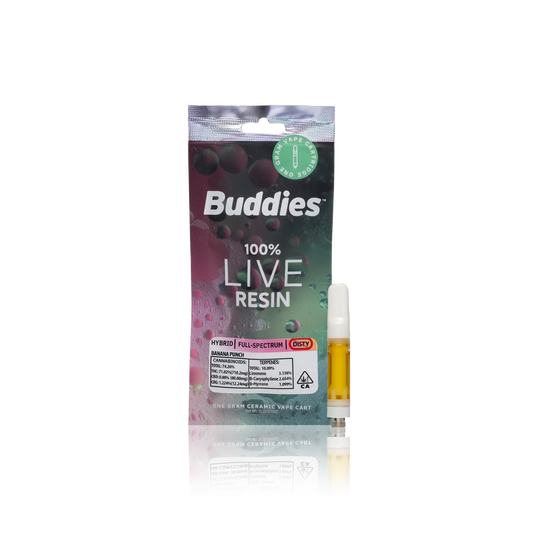 Buddies Ceramic Live Resin Vape Cart