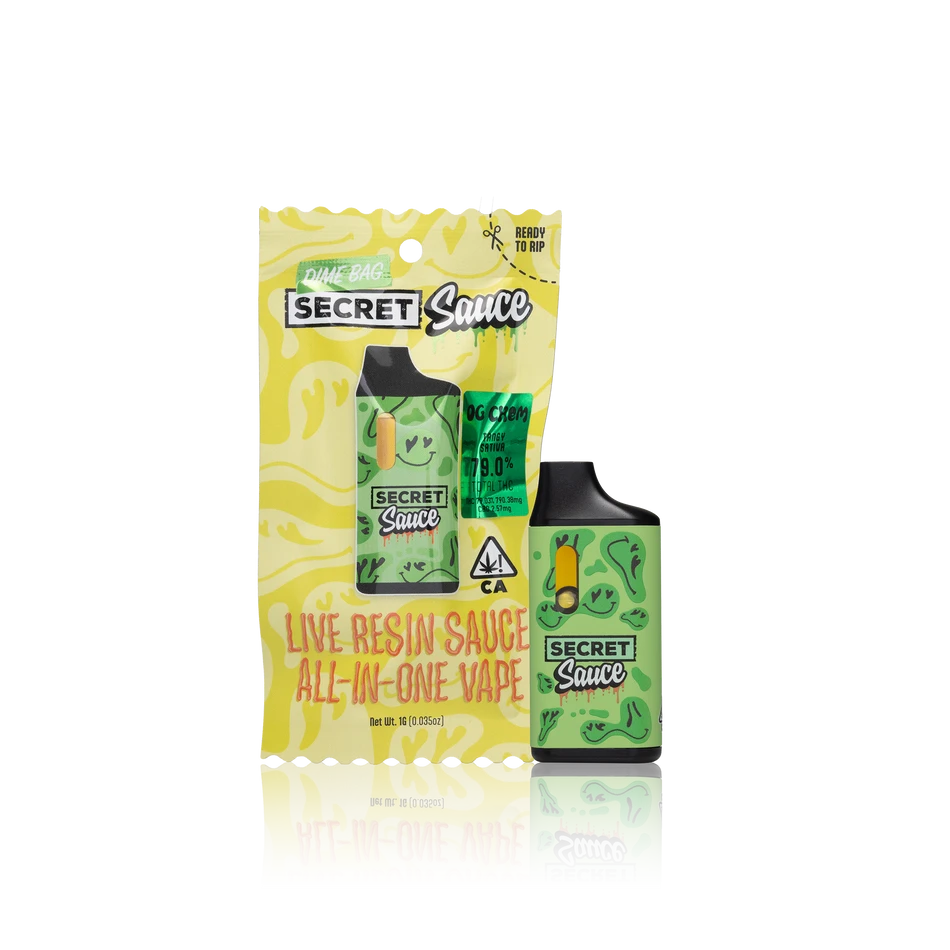 Dime Bag Live Resin Sauce AIO Vape