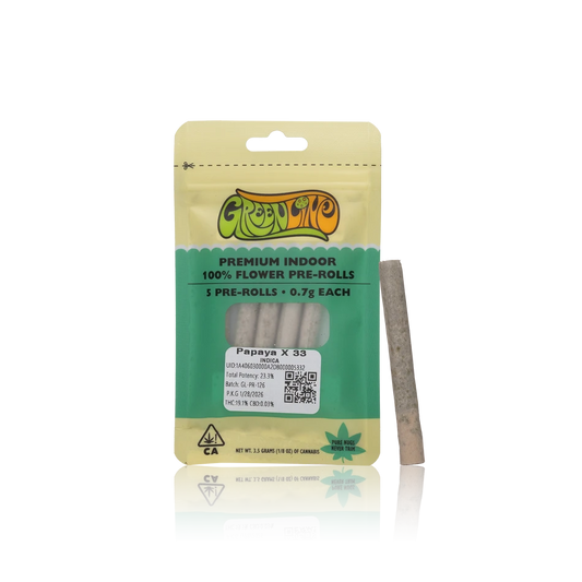 Greenline 100% Flower Pre-Rolls