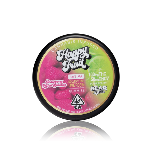 Happy Fruit Solventless Live Rosin Gummies
