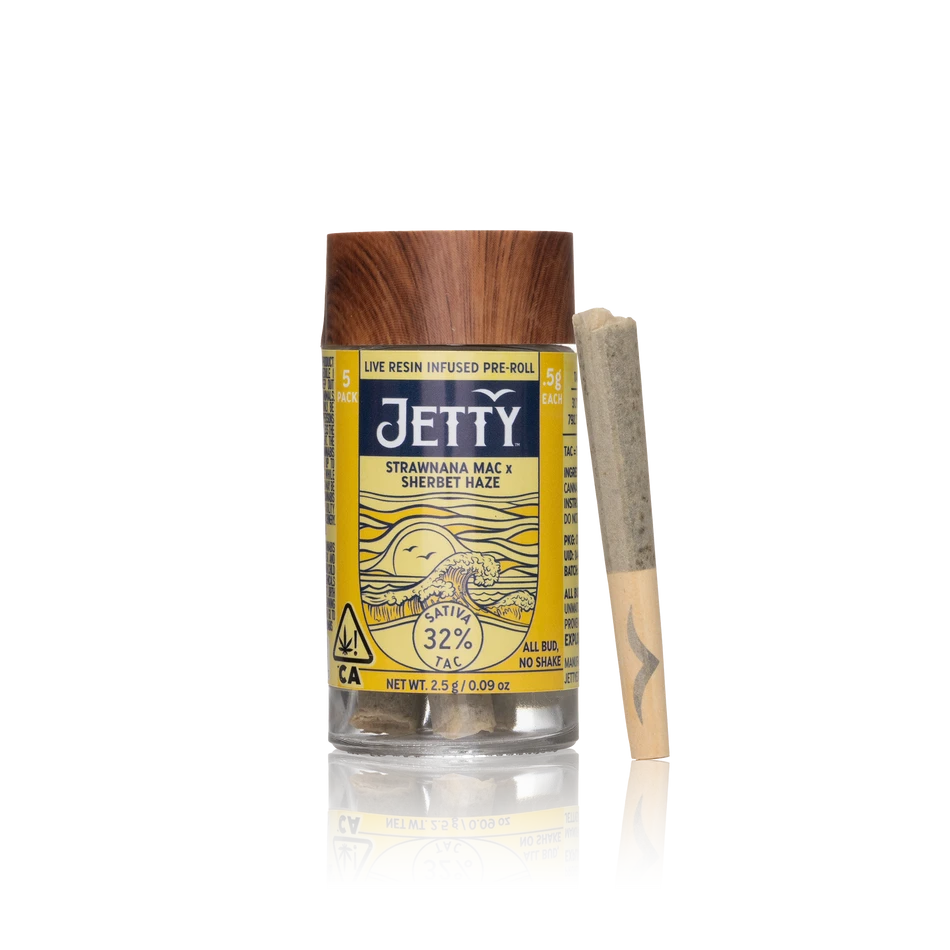 Jetty Live Resin Infused Pre-Rolls Pack