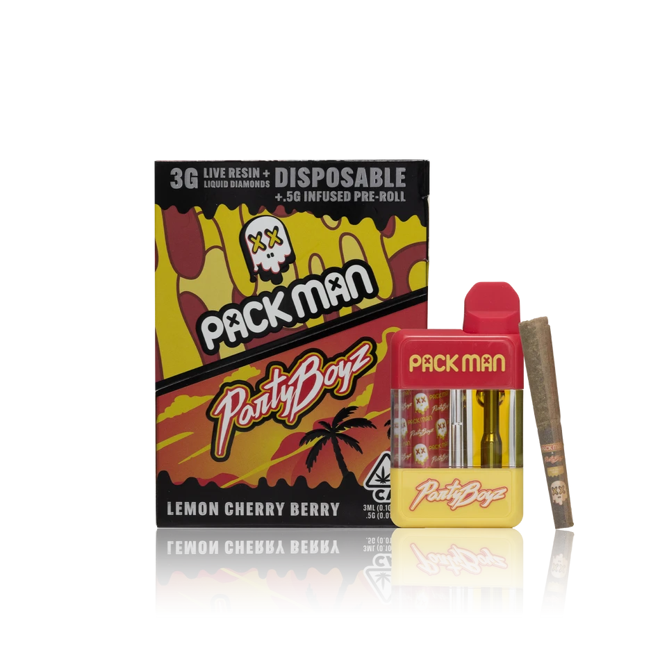 Packman Live Resin + Liquid Diamonds Disposable