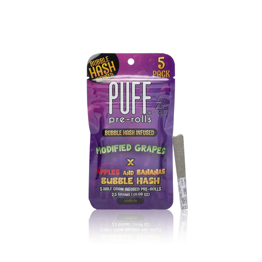 Puff Bubble Hash Infused Pre-Rolls
