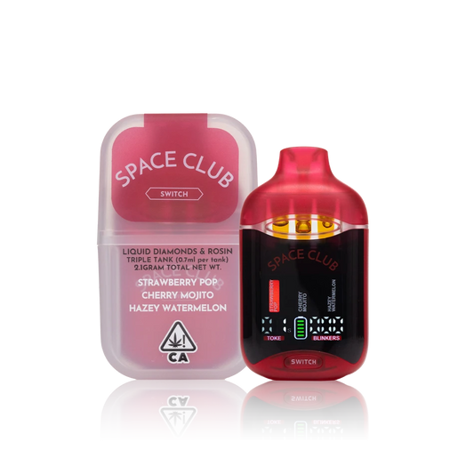 Space Club Liquid Diamonds + Rosin Triple Tank